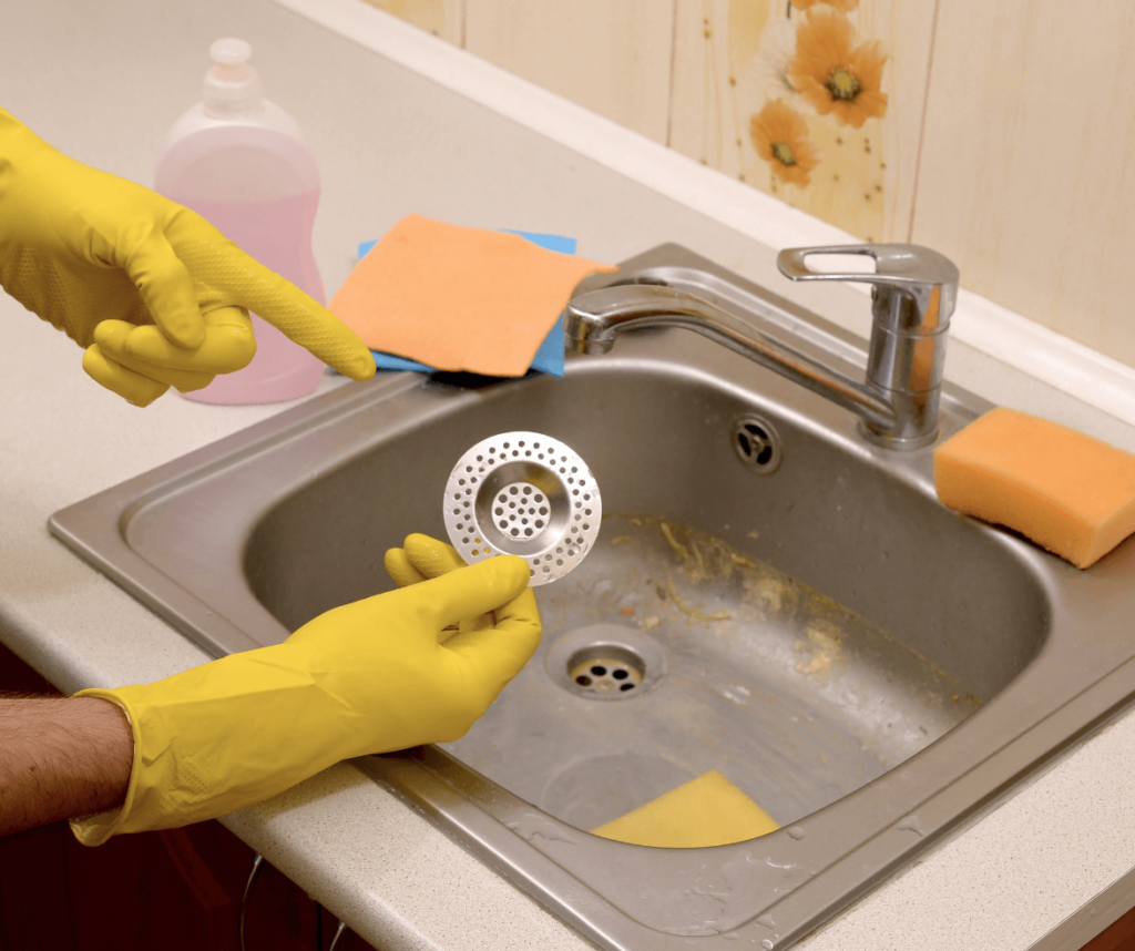 kártevők a lefolyóban - szűrő