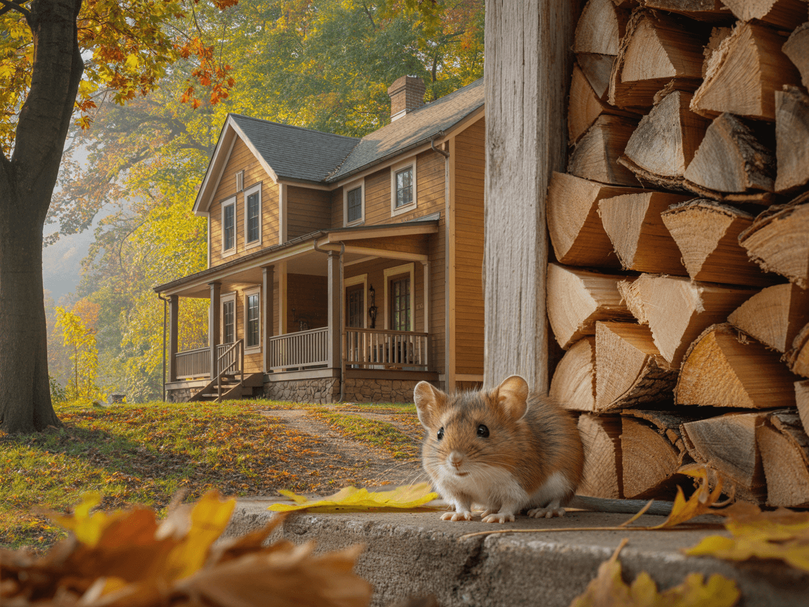 kártevők ősszel - tűzifa