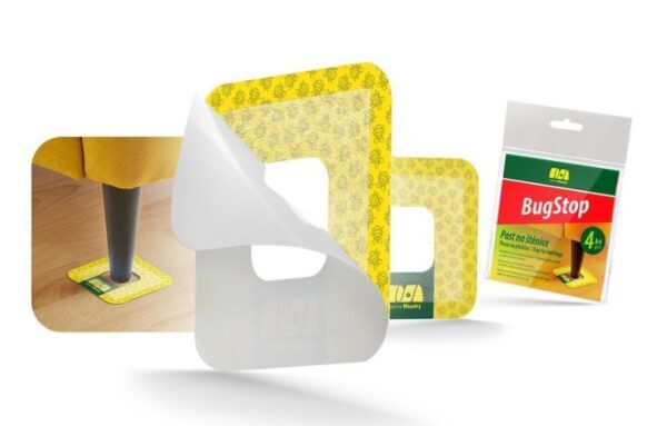 BugStop ágyi poloska csapda (ágyláb alá helyezhető, 4db /csomag) - Image 2