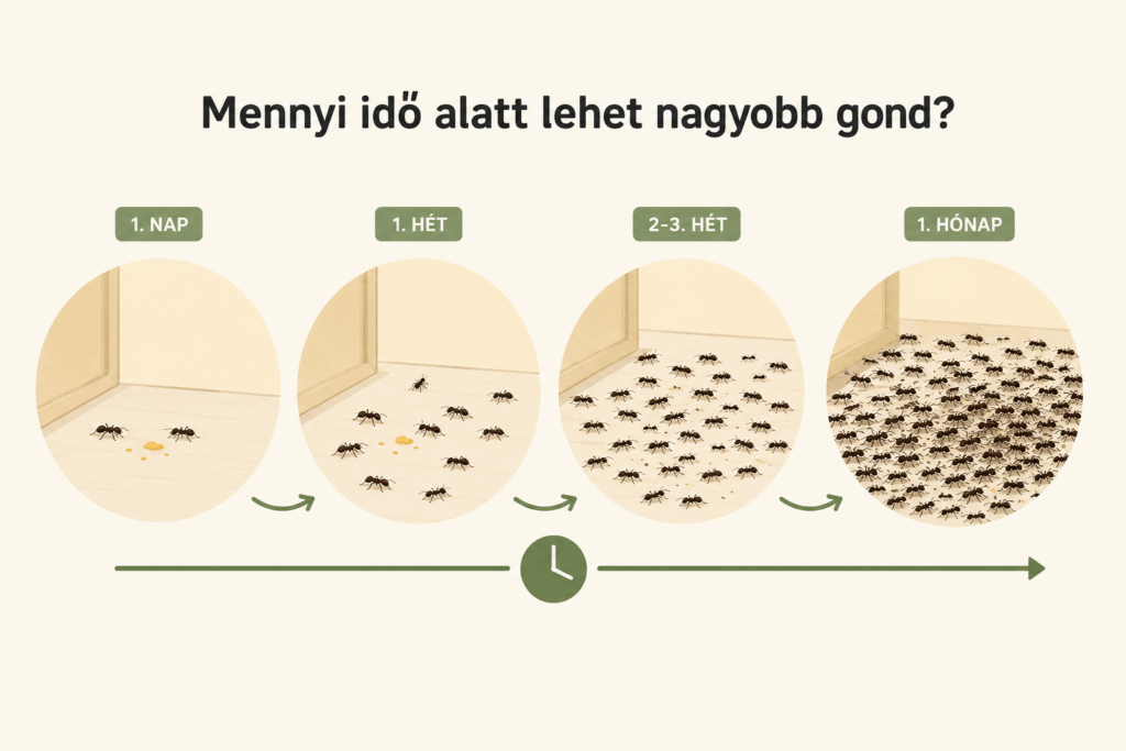 kártevő szaporodás idő